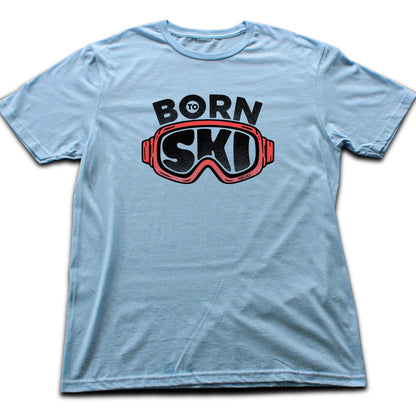 Born To Ski Mask T-shirt