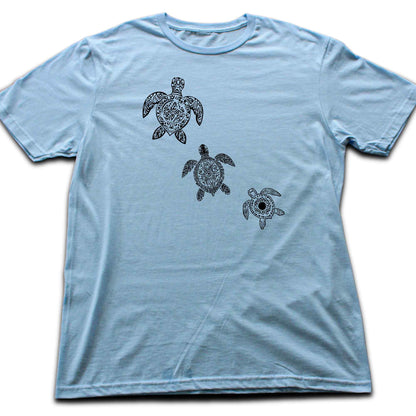 Three Turtle Mandala T-shirt