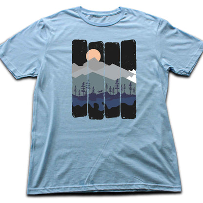 Night Landscape Fox T-shirt