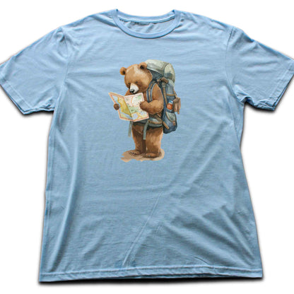 Bear Reading a Map T-shirt
