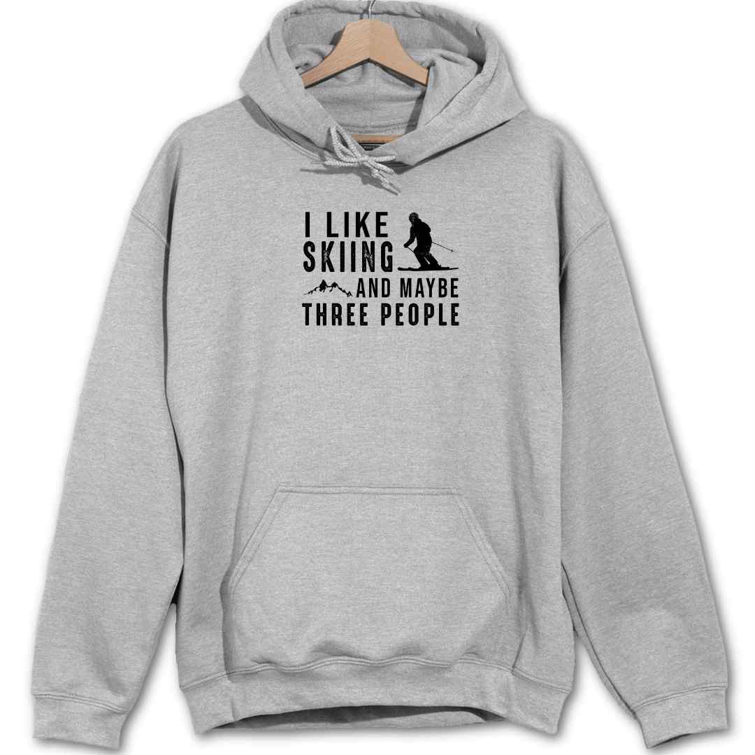 I Like Skiing Hoodie
