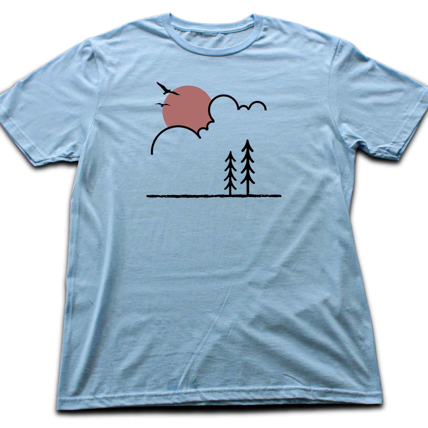 Sun And Cloud Minimalist T-shirt