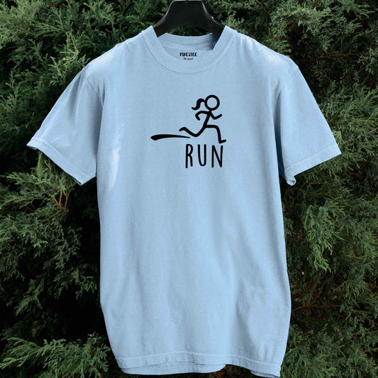 Running Girl Mascot T-shirt