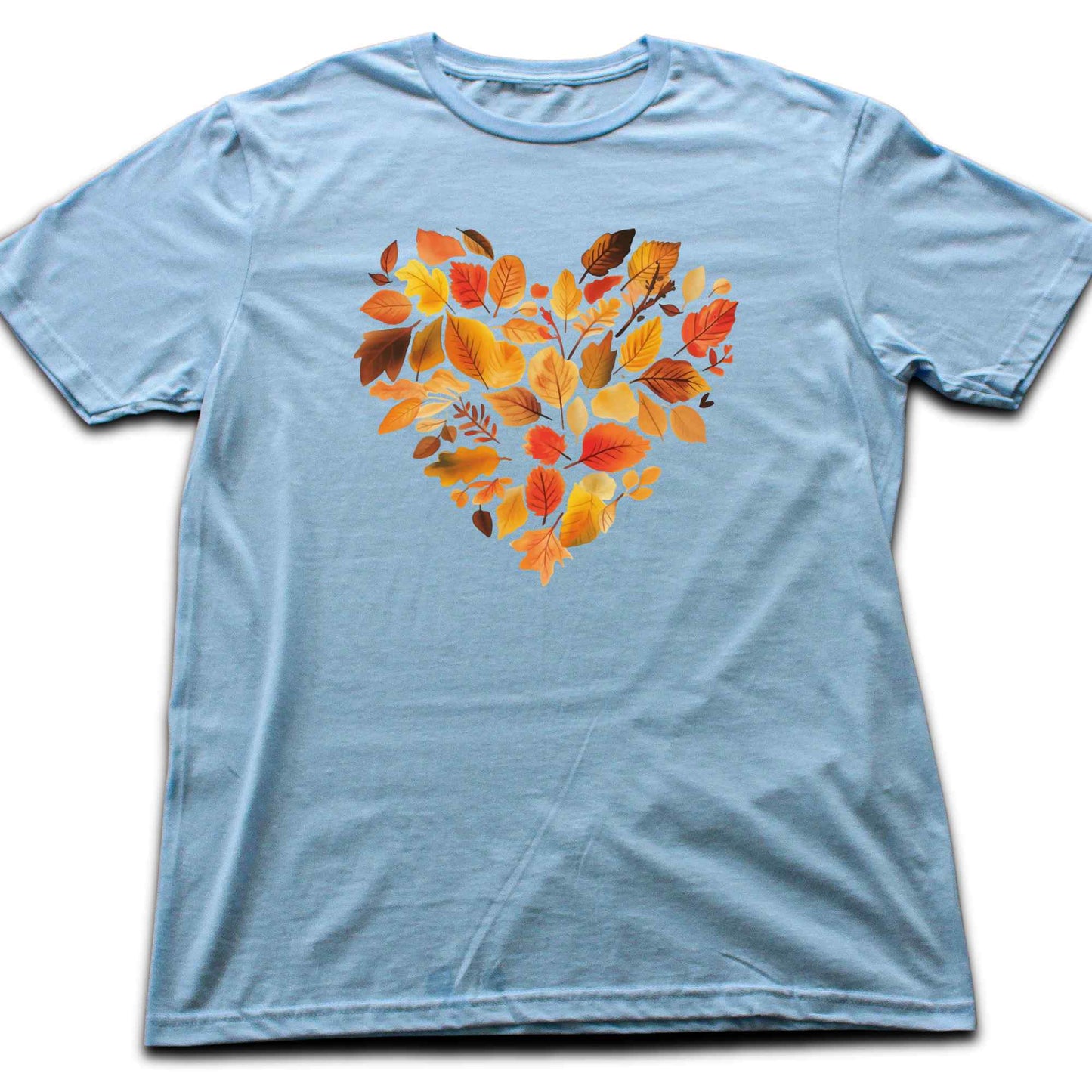 Autumn Leaves Heart T-shirt