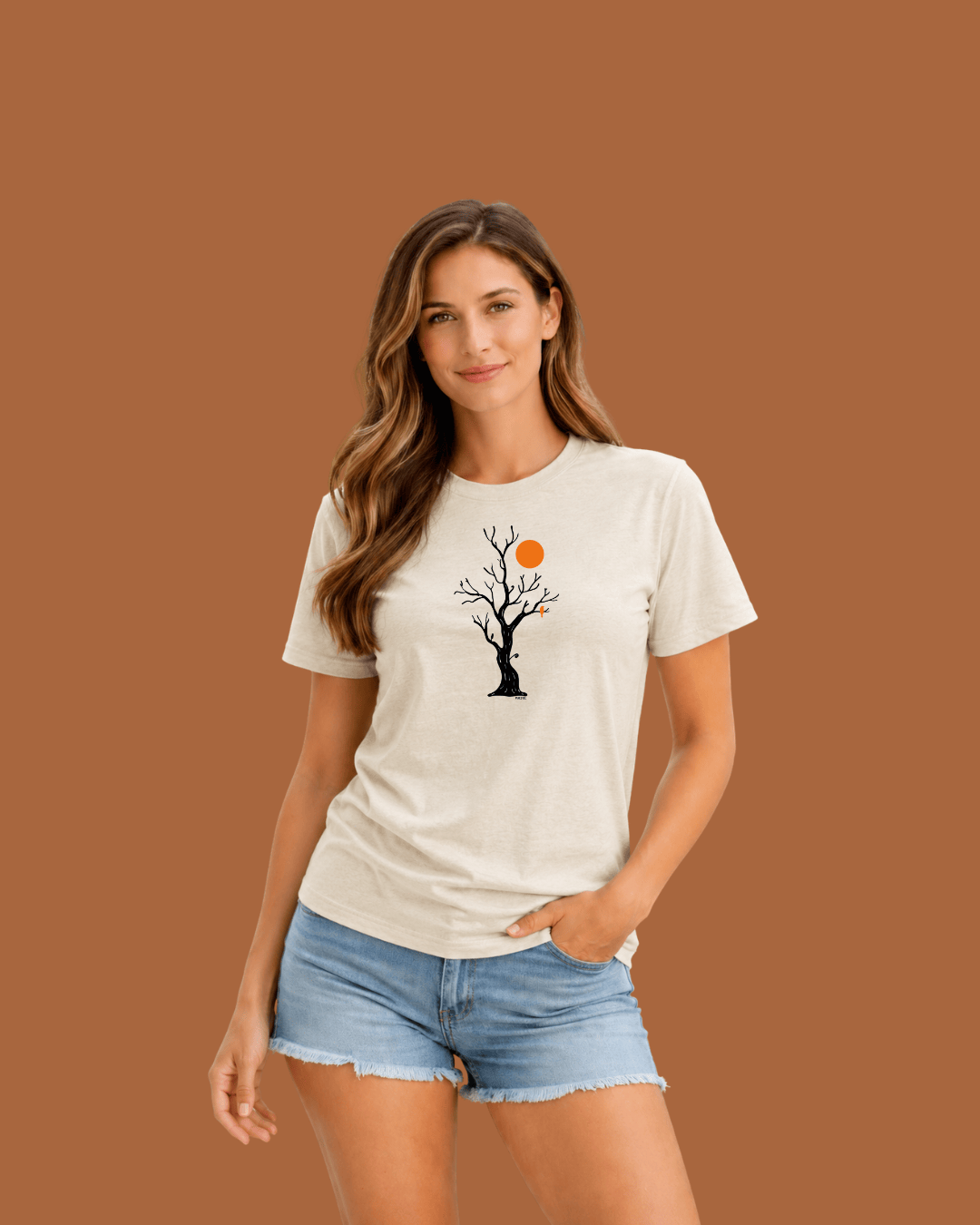 Old Tree And Sun T-shirt