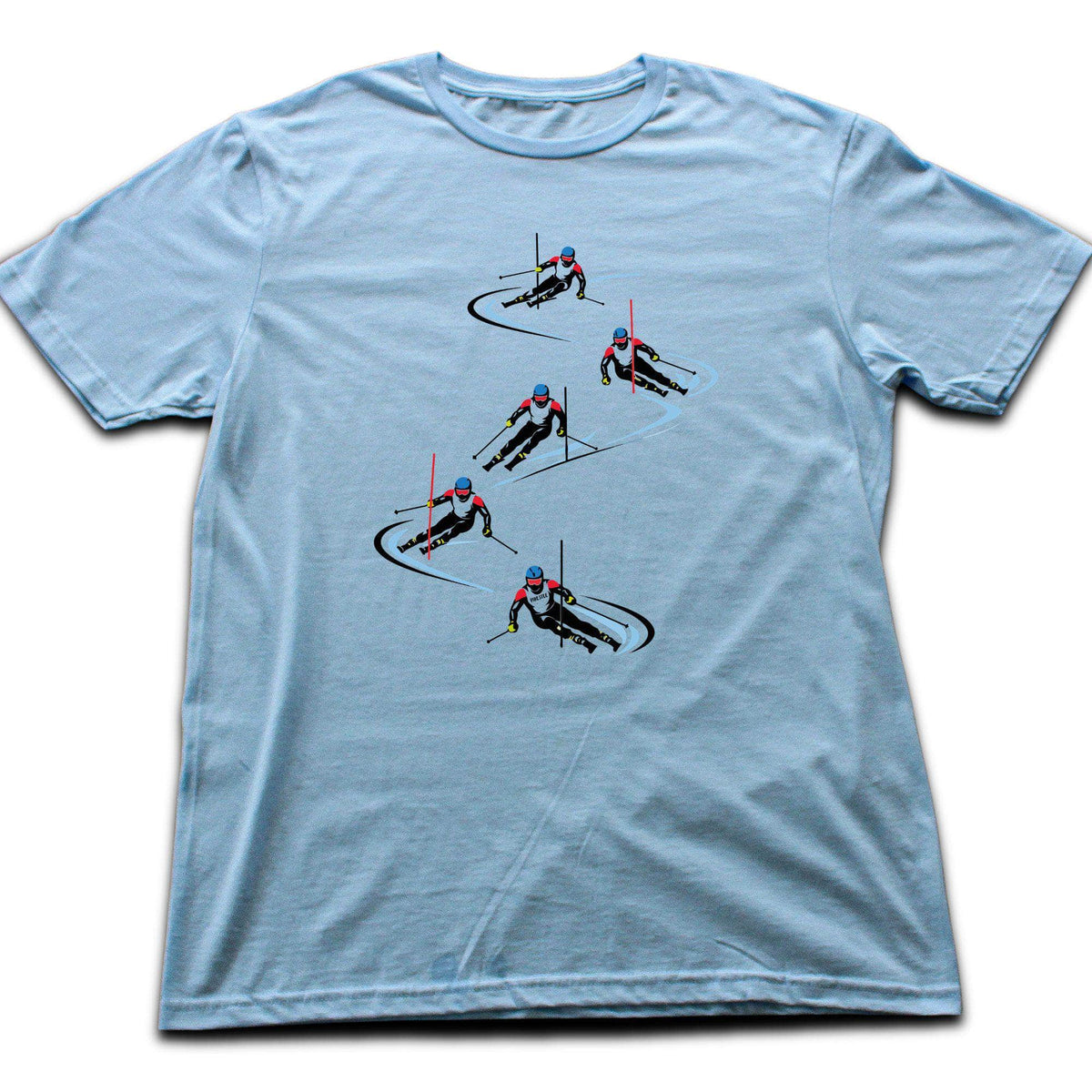 Skier Race Turns T-shirt
