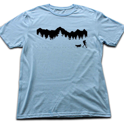 Hike With Dog Panorama T-shirt