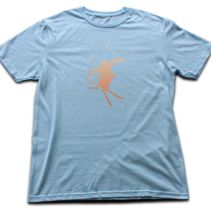 Skier Gradient, Just Ski T-shirt