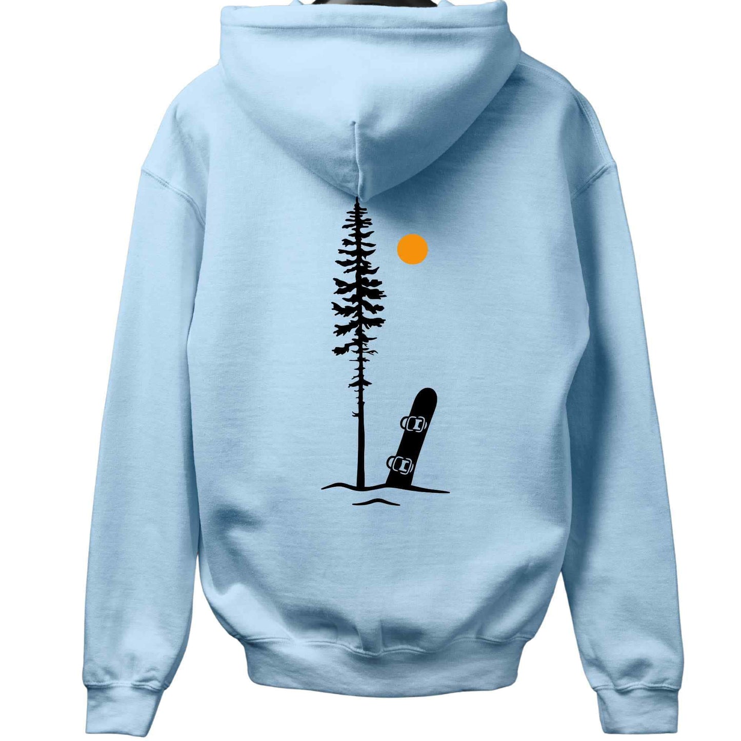 Best Snowboard Spot Back-Print Hoodie