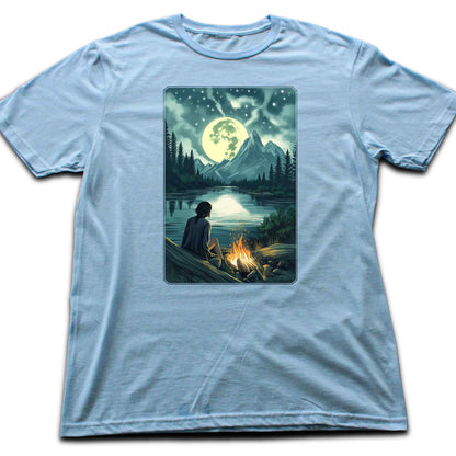 Night landscape Fire Place T-shirt