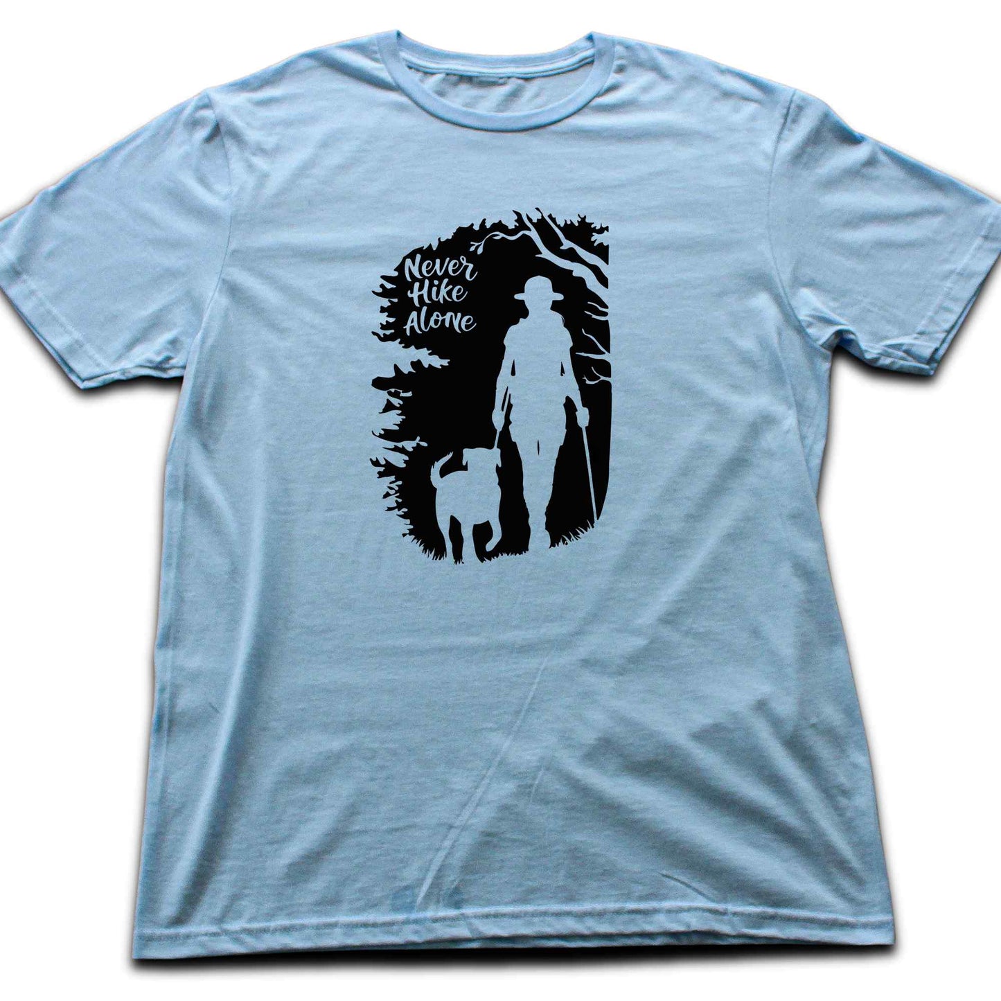 Never Hike Alone Deep Forest T-shirt