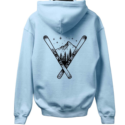 Ski Cross Back-Print Hoodie