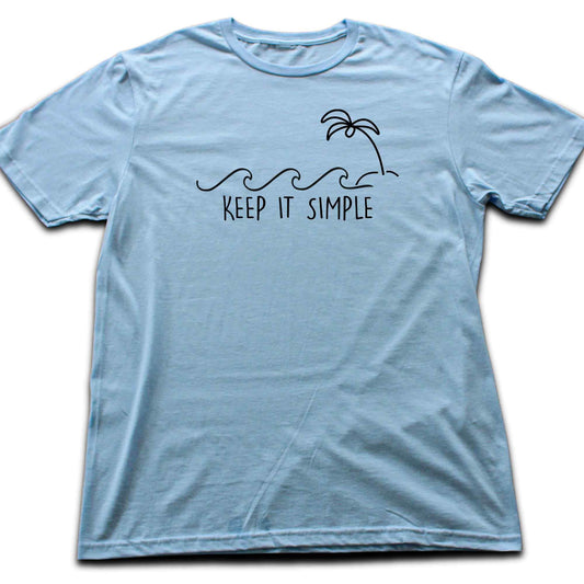 Keep It Simple Beach Graphic T-shirt