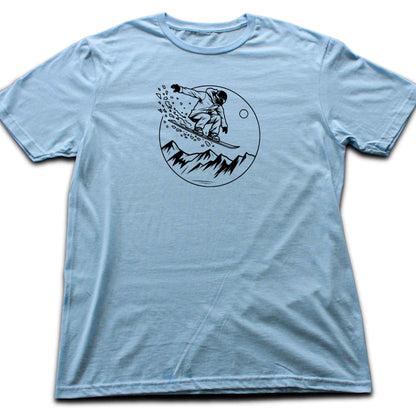 Snowboarder Round T-shirt