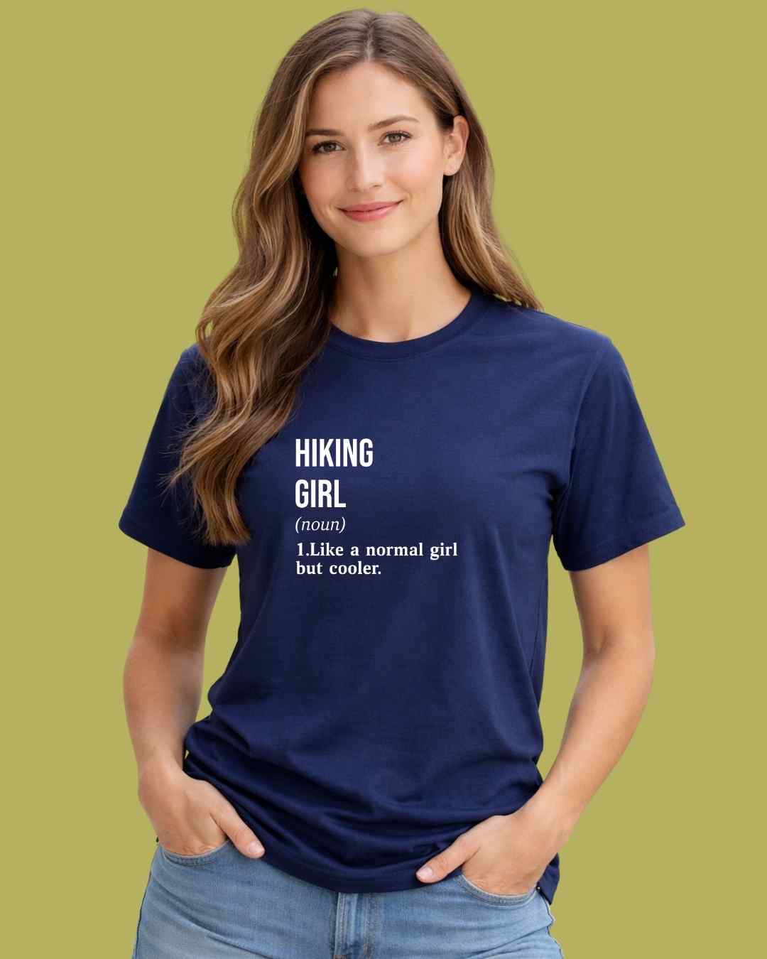Hiking Girl graphic T-shirt