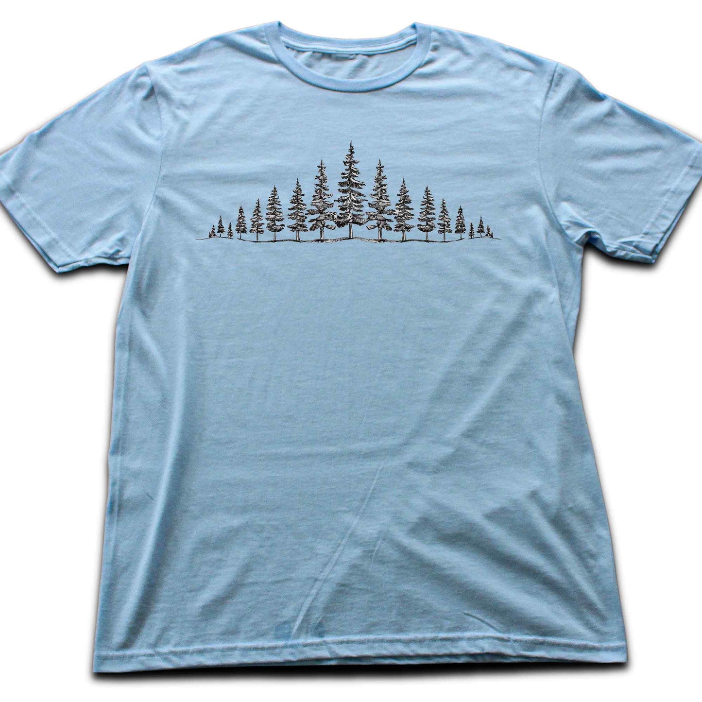 Hand Drawn Line Of Pine T-shirt