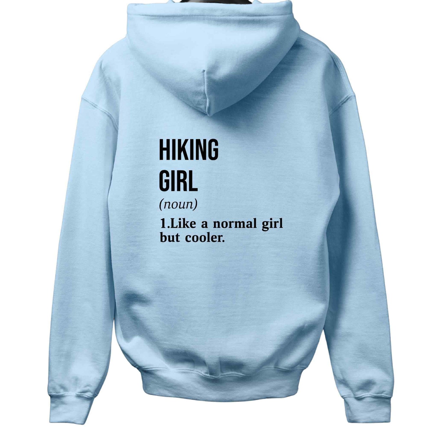 Hiking Girl Definition Back-Print Hoodie