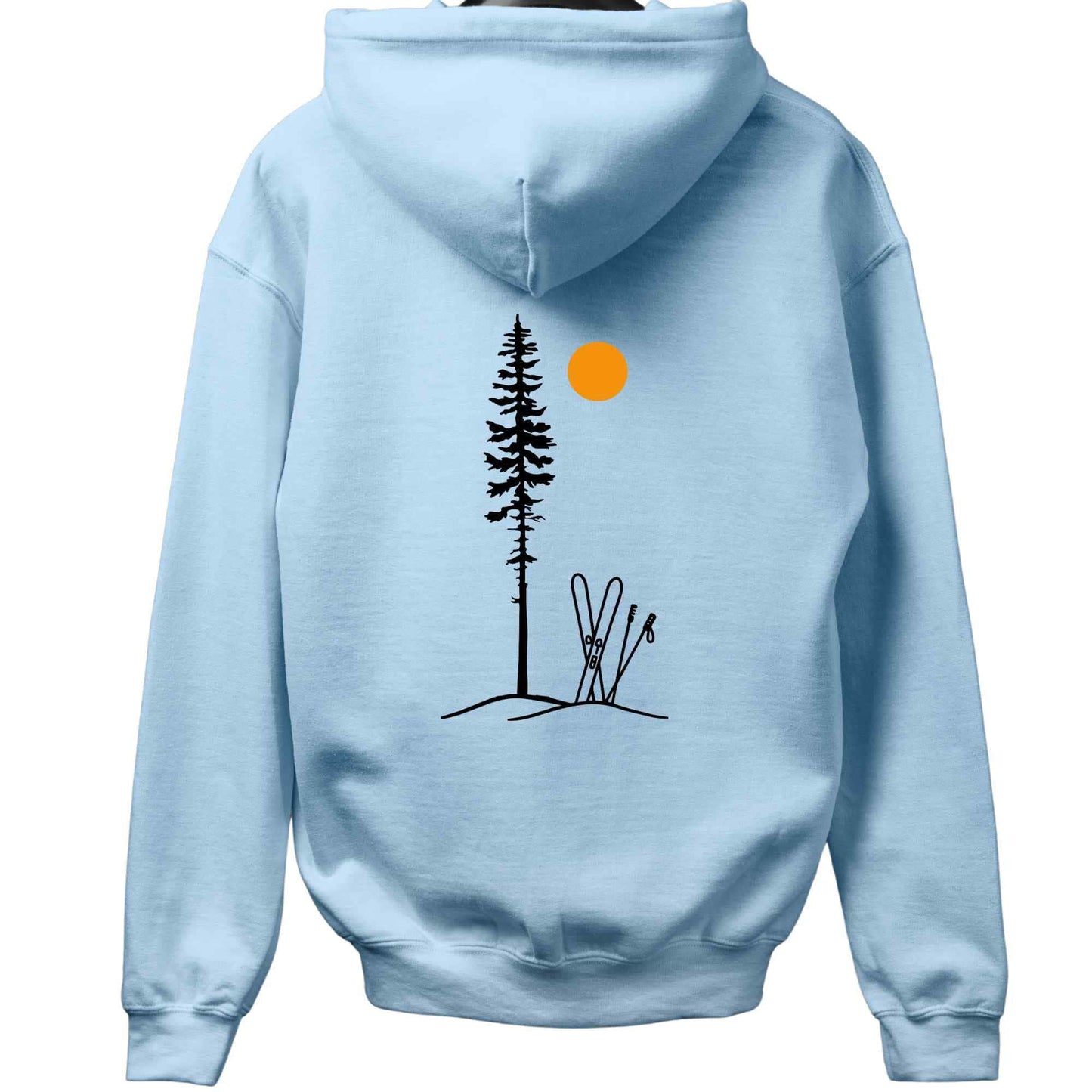 Best Ski Spot Back-Print Hoodie