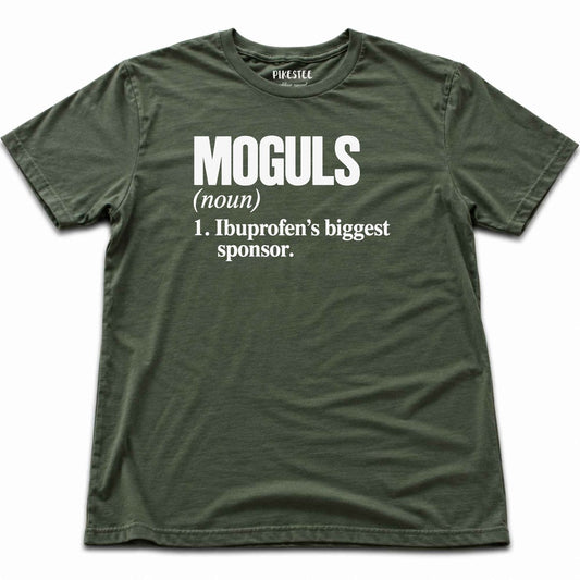 Moguls Definition T-shirt - Military Green