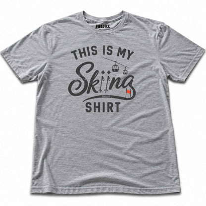 This Is My Skiing Shirt T-shirt - Sport Grey