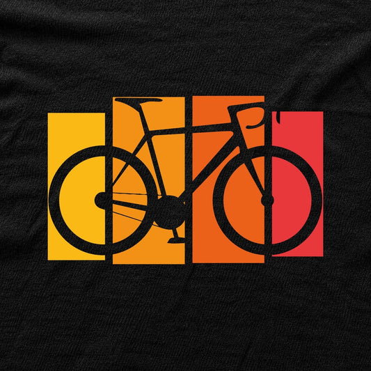Cyclist Design T-shirt - Black - hero