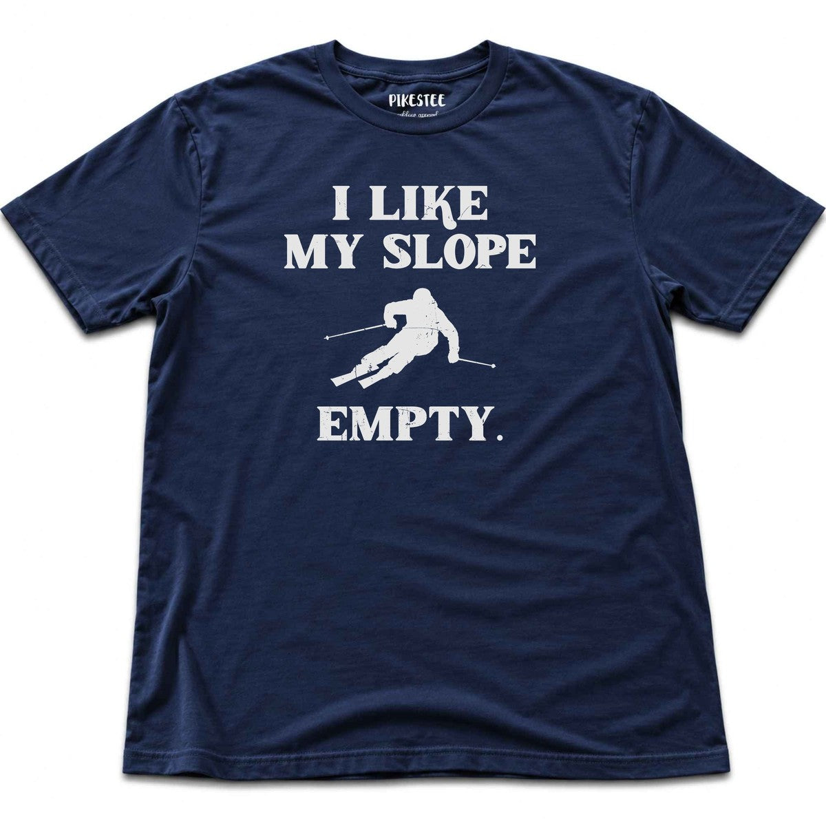 I Like Slope Empty T-shirt - Navy