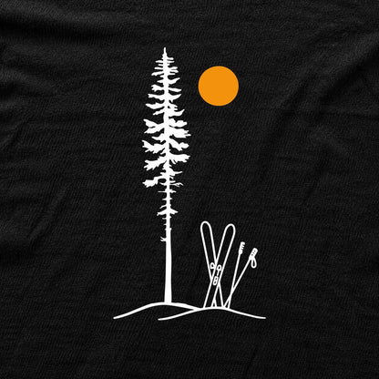 Ski Best Spot T-shirt - Black - hero
