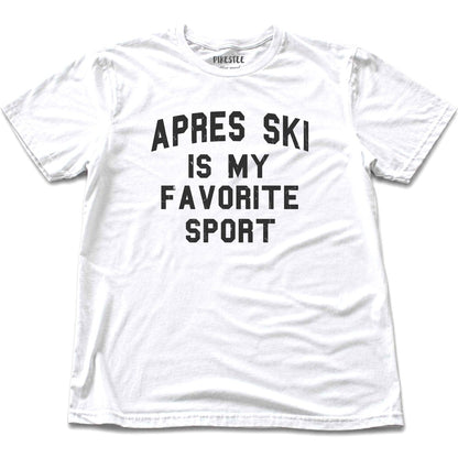 Apres Ski Favorite Sport T-shirt - White