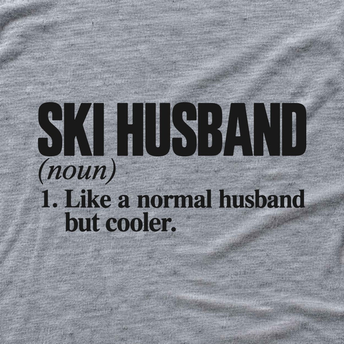 Ski Husband T-shirt - Sport Grey - hero