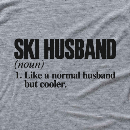 Ski Husband T-shirt - Sport Grey - hero