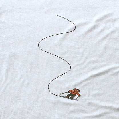 Bear Slalom T-shirt - White - hero