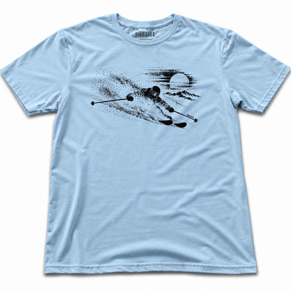 Sun Ski Flow T-shirt - Light Blue