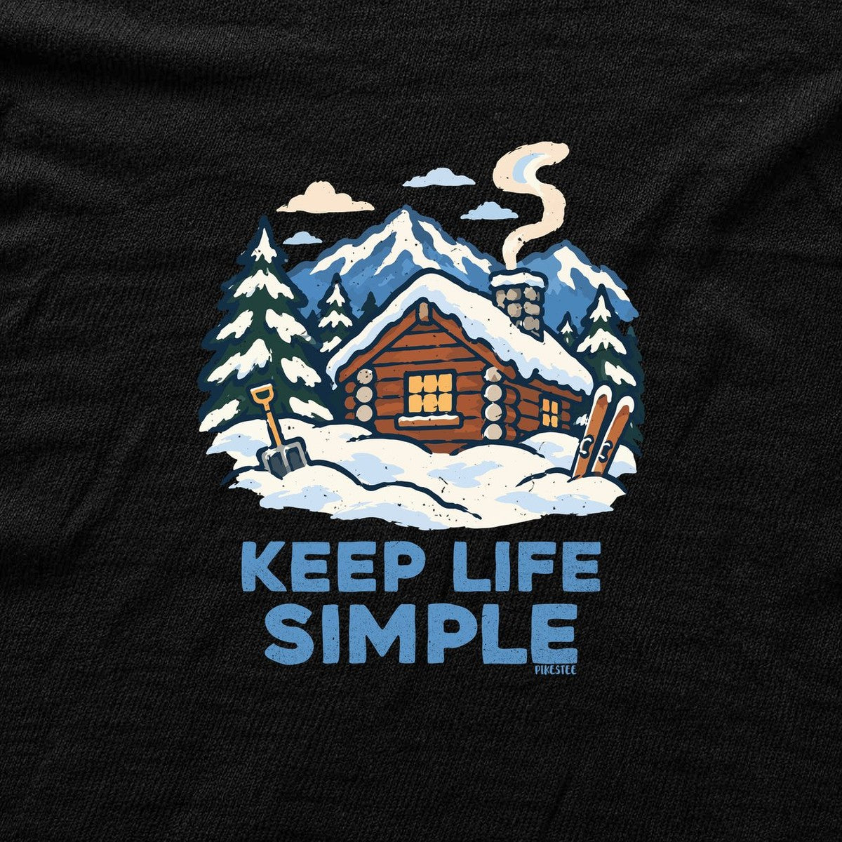 Keep Life Simple T-shirt - Black - hero