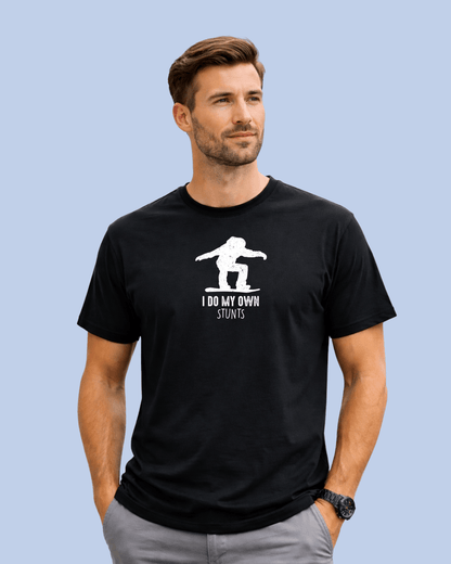 My Own Stunts Snowboard T-shirt