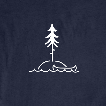 Canoe Landscape Graphic T-shirt