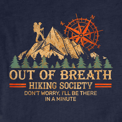 Out OF Breath Society Graphic T-shirt