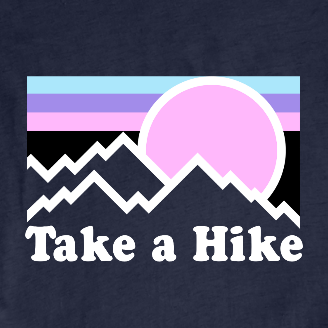 "Take A Hike" White T-shirt