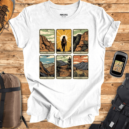 "The Wild Is My Happy Place Taro cards" graphic T-shirt