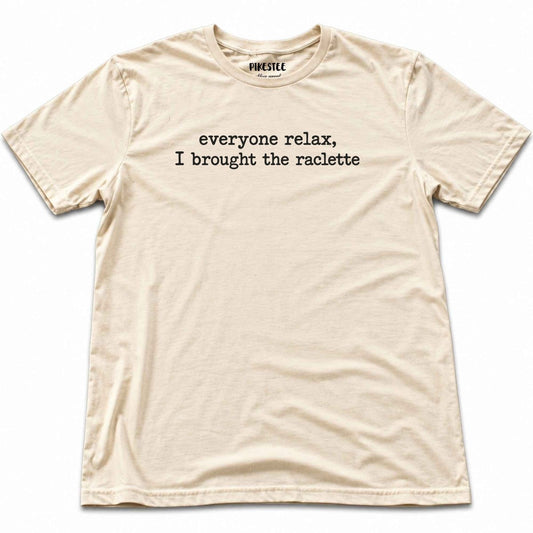 Everyone Relax Raclette T-shirt - Natural