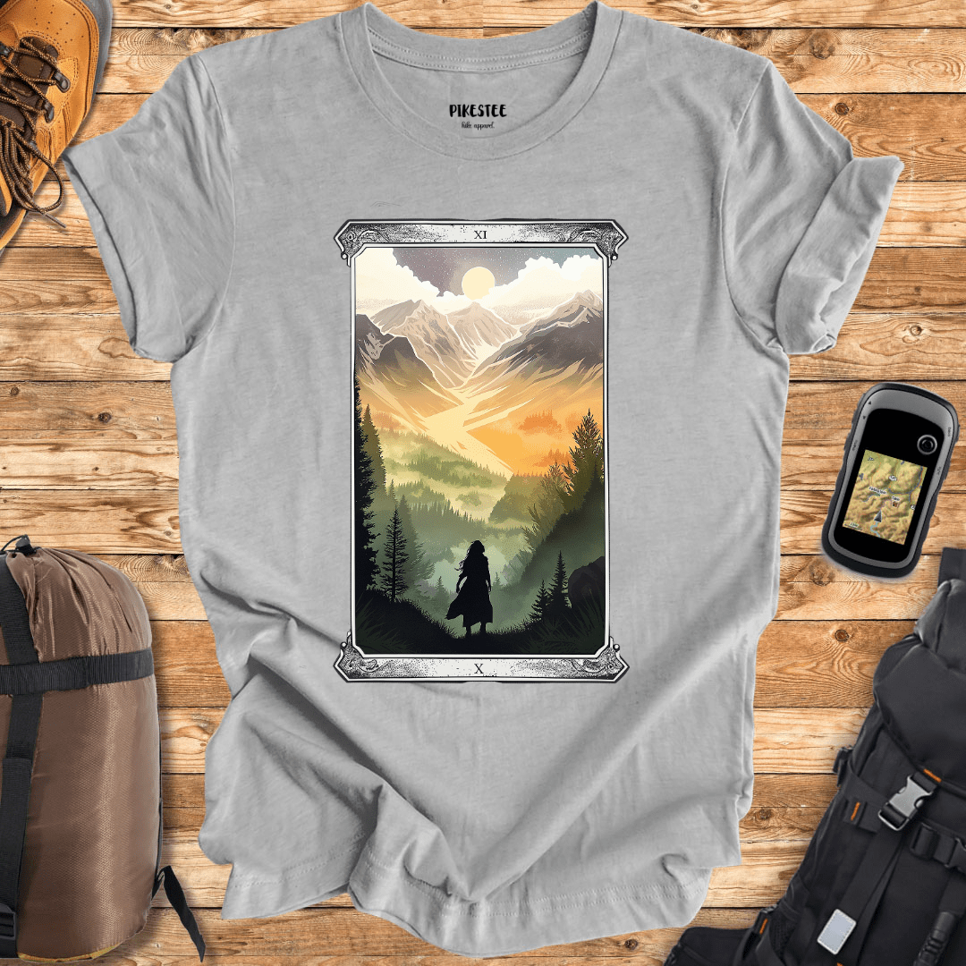 "Adventure Card" graphic T-shirt