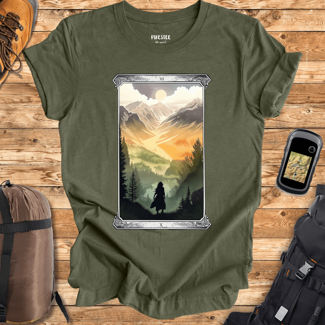 "Adventure Card" graphic T-shirt