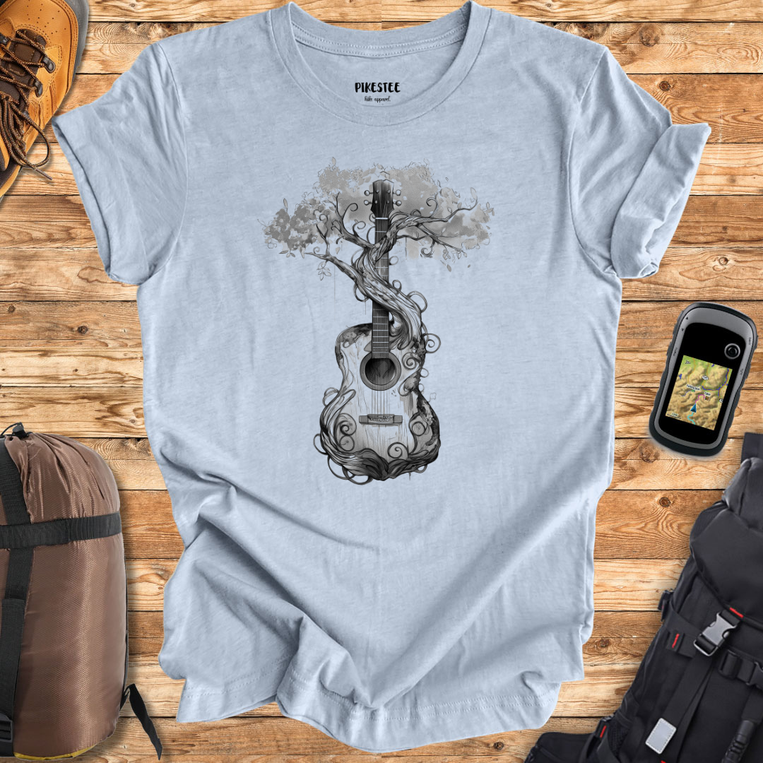 "Elemental Guitar" graphic T-shirt