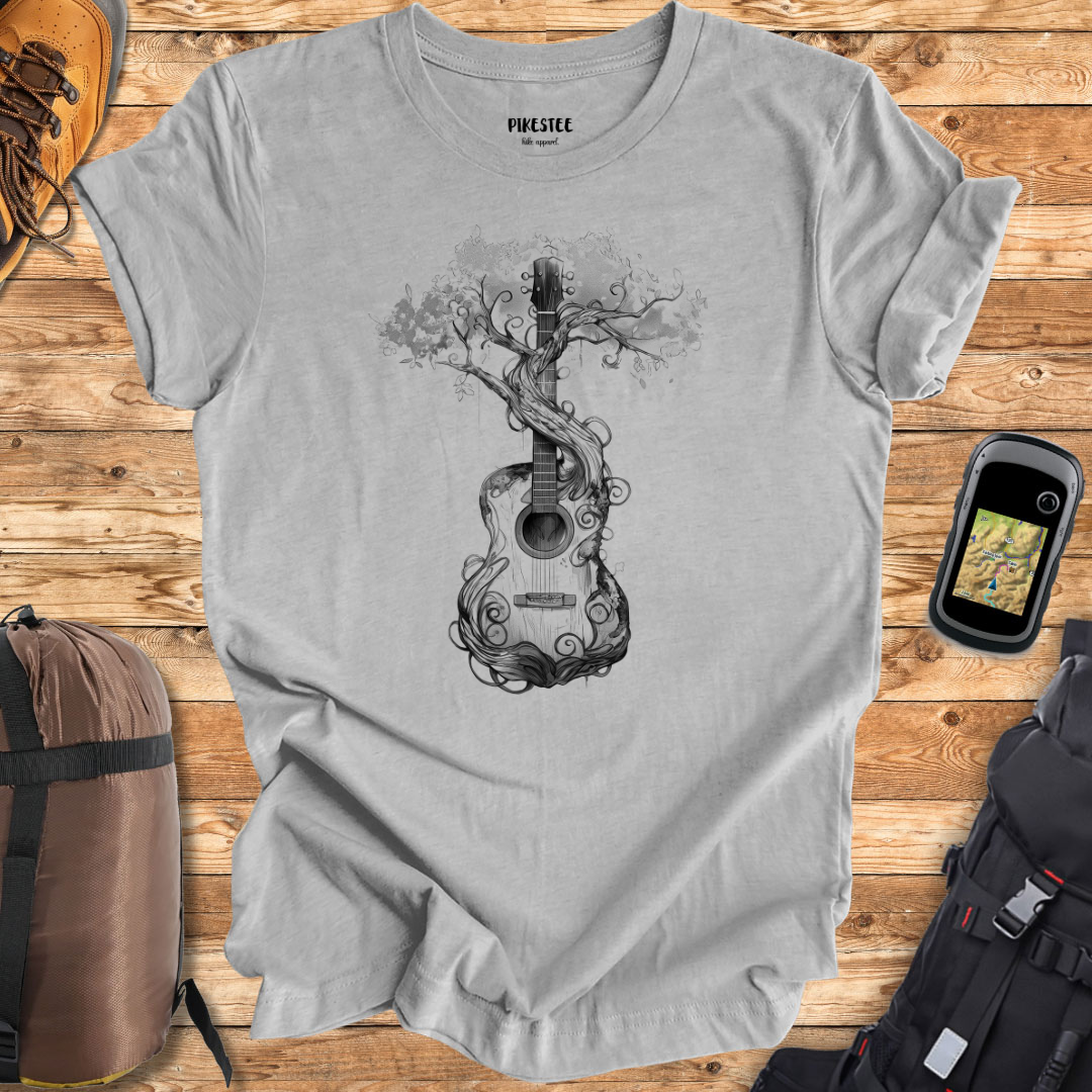 "Elemental Guitar" graphic T-shirt