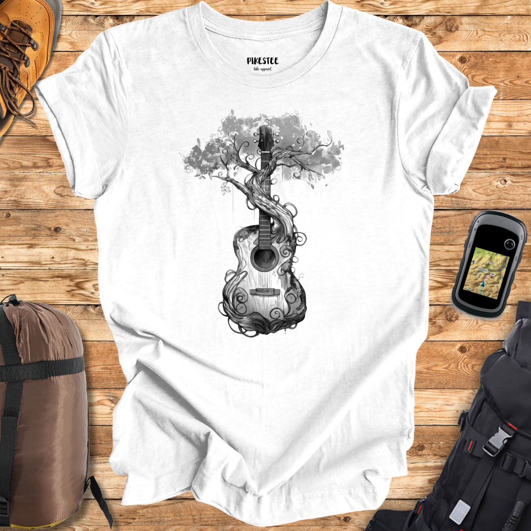 "Elemental Guitar" graphic T-shirt