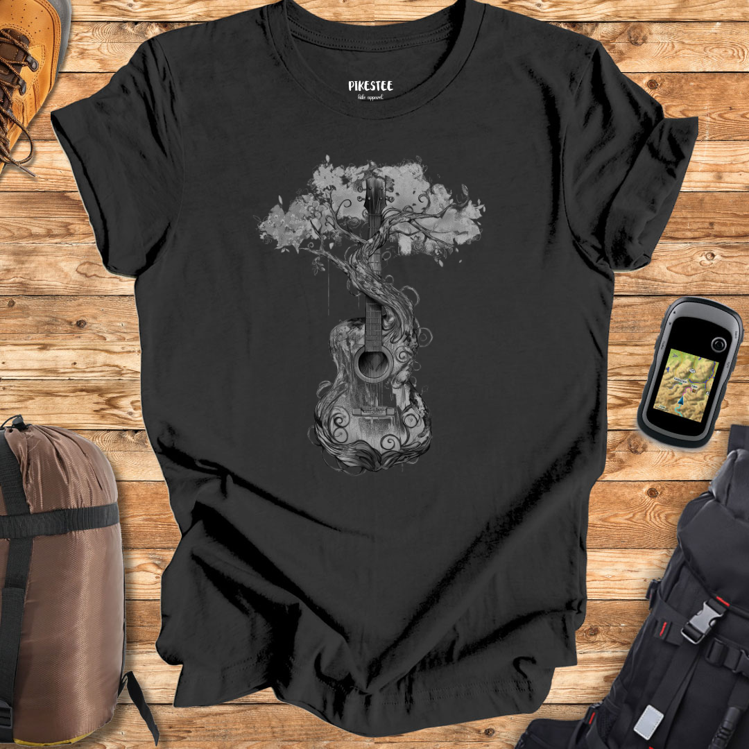 "Elemental Guitar" graphic T-shirt