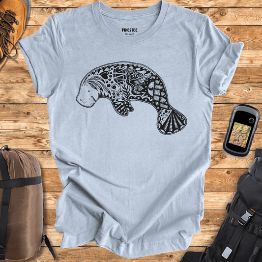 "Manatee Tatoo" graphic T-shirt