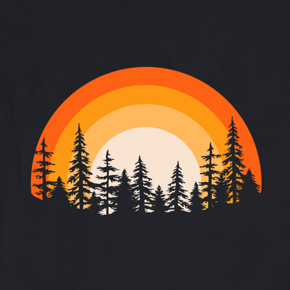 "Colorfull Forest landscape" T-shirt