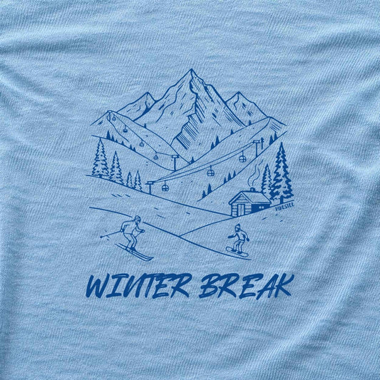 Winter Break T-shirt - Light Blue - hero