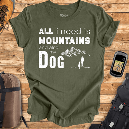 "All I Need is Mountains" Graphic T-shirt