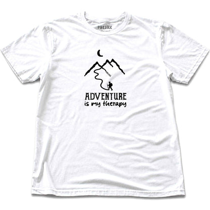 Adventure Is My Therapy T-shirt - White